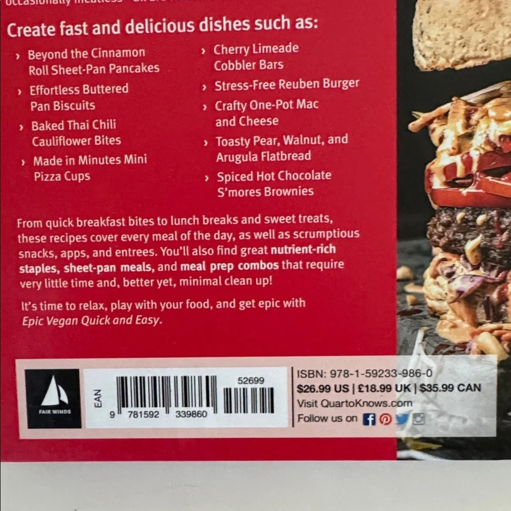 Epic Vegan Quick-and-Easy Cookbook